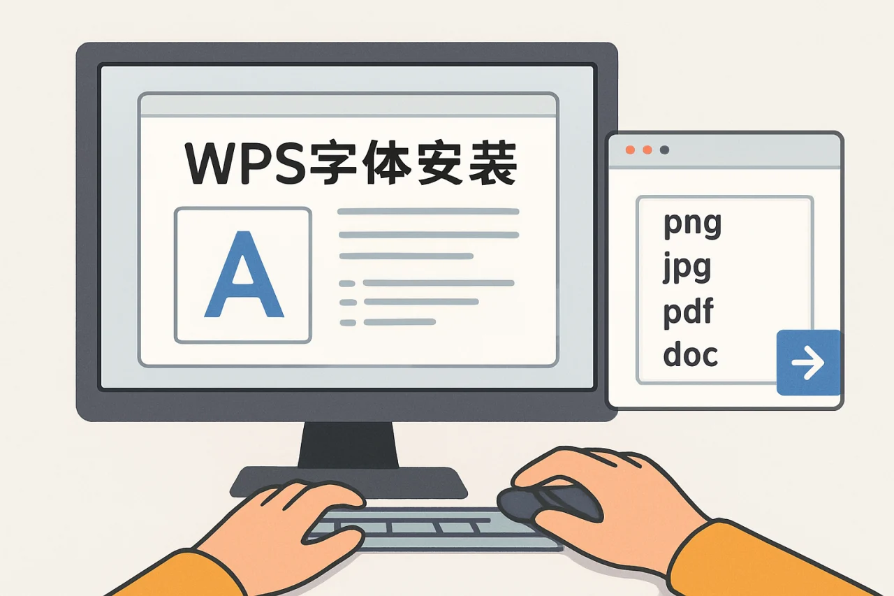 wps字体安装