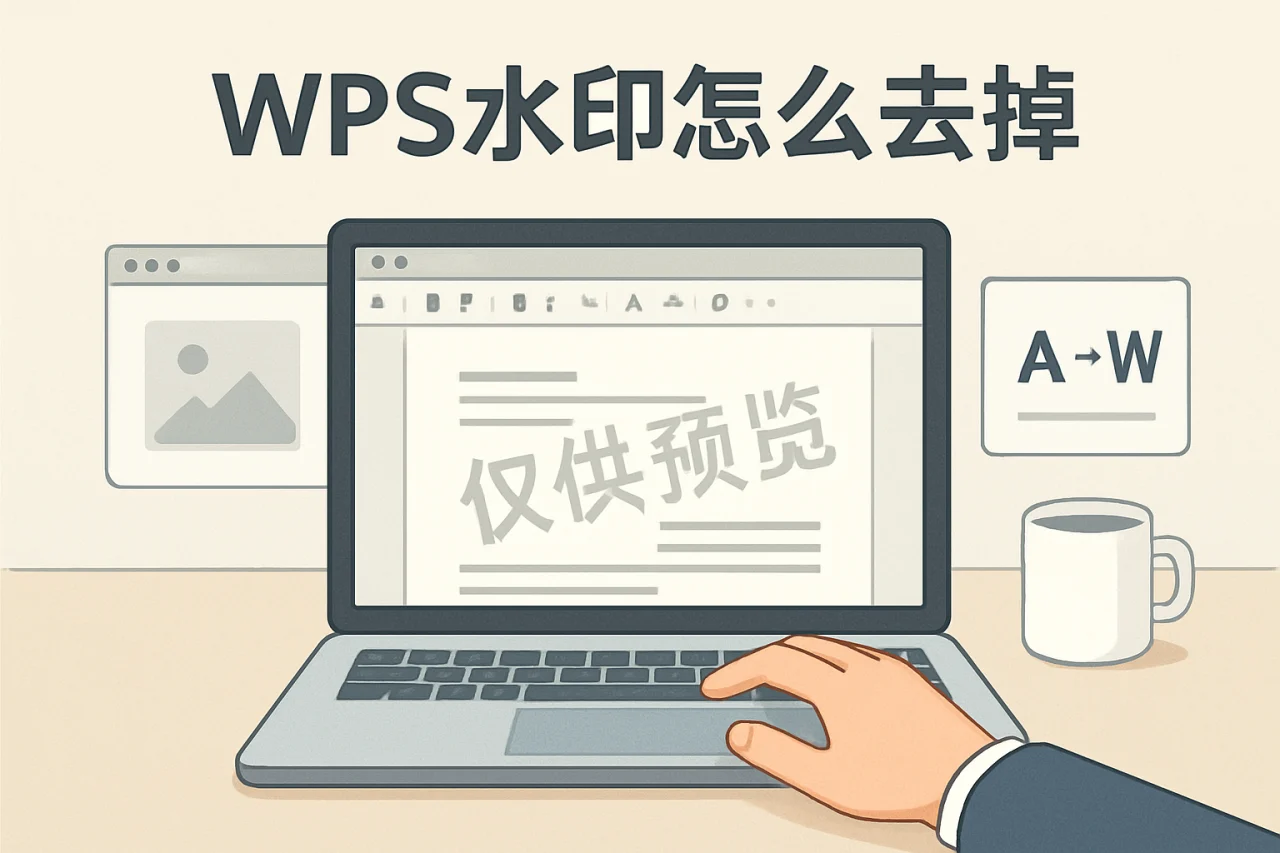 wps水印怎么去掉