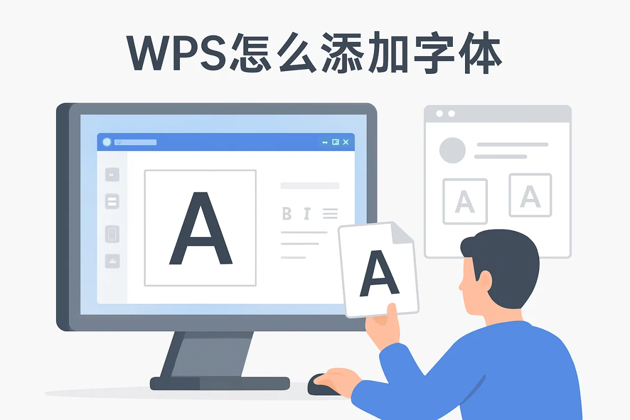 wps怎么添加字体