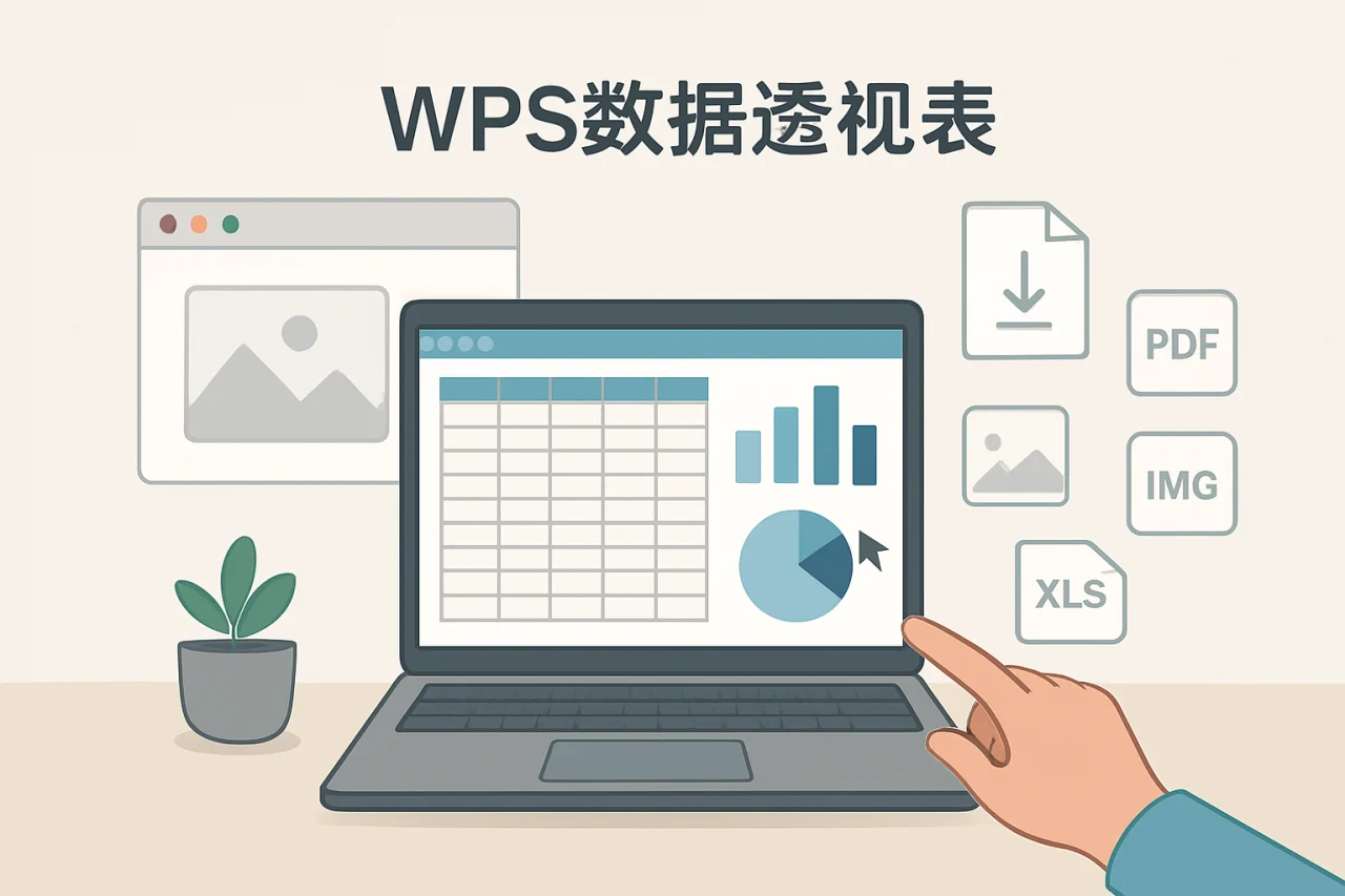 wps数据透视表