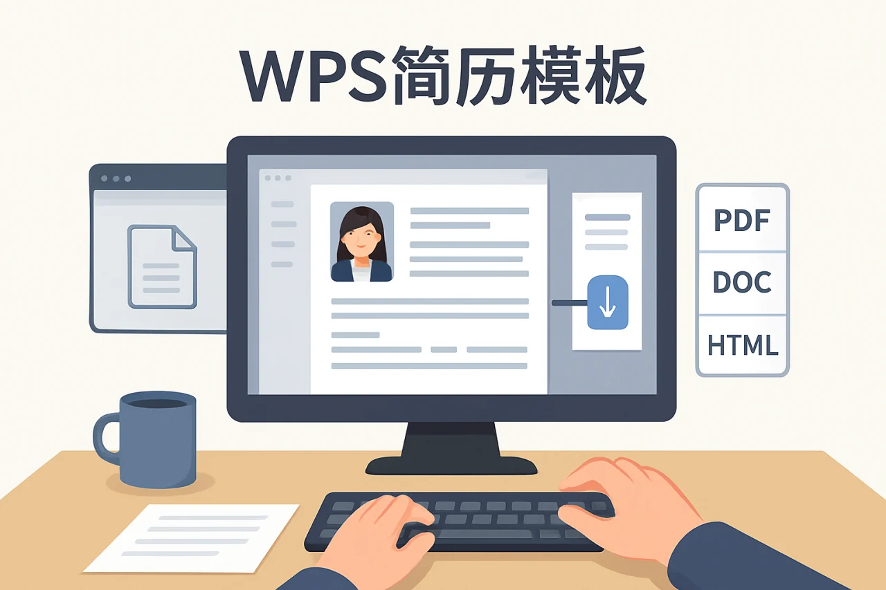 wps简历模板