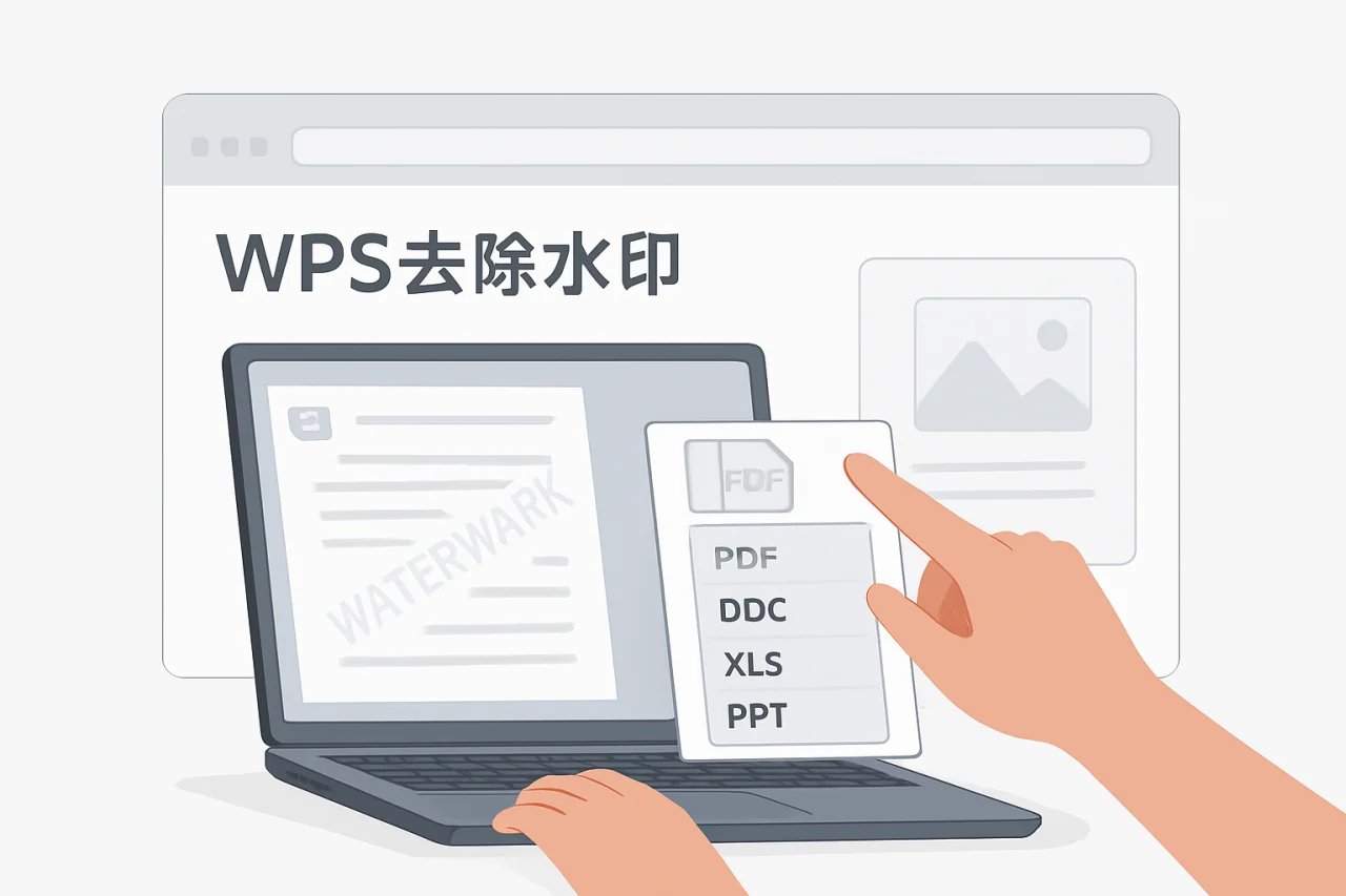 wps去除水印