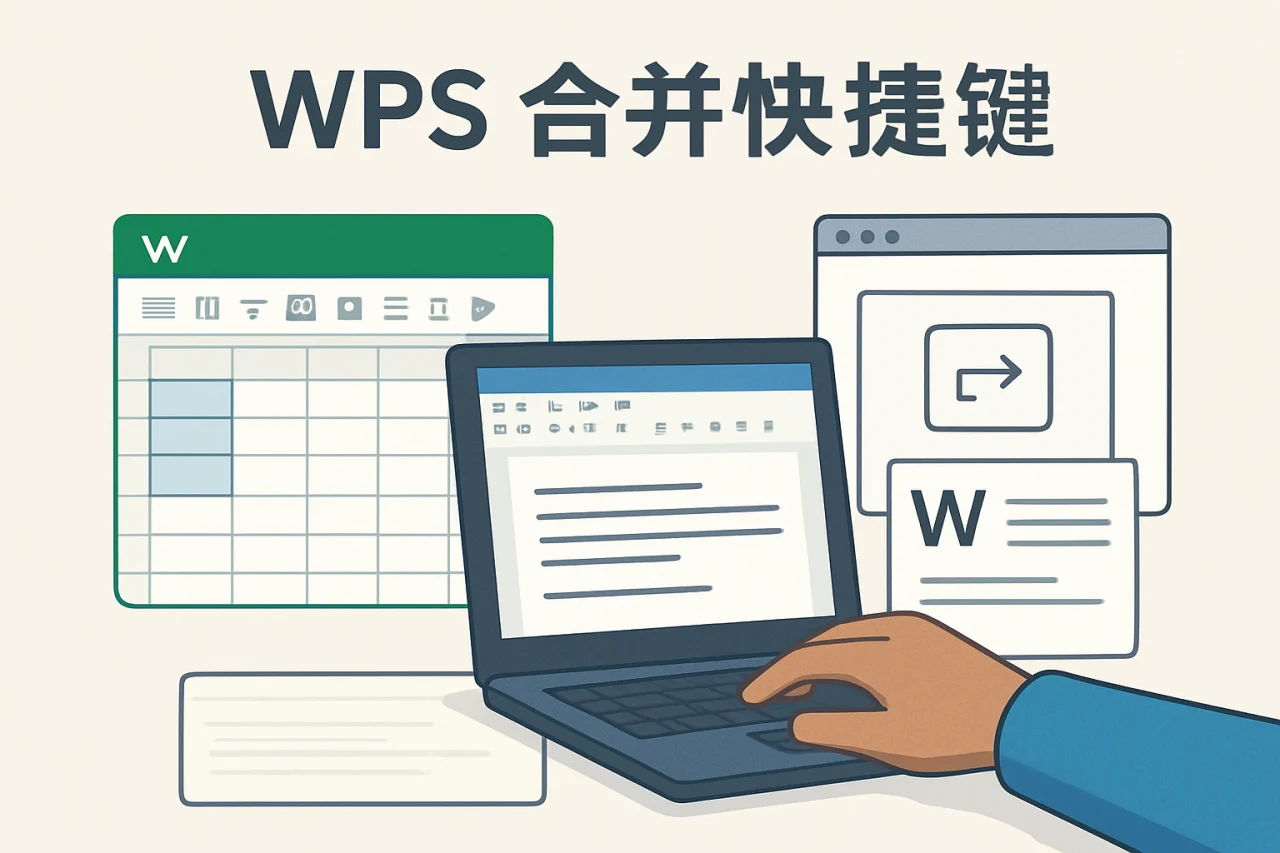 wps合并快捷键