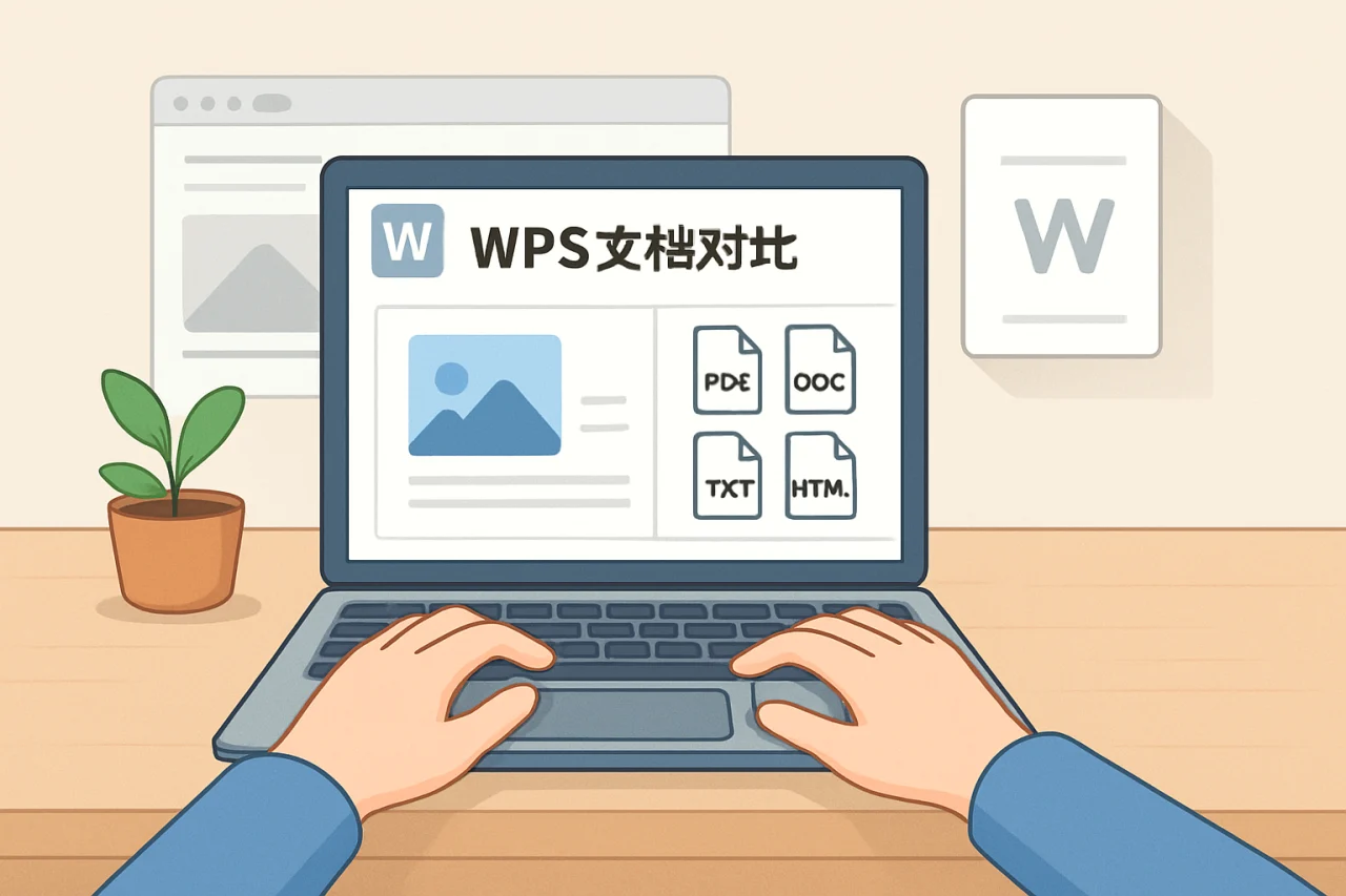 wps文档对比