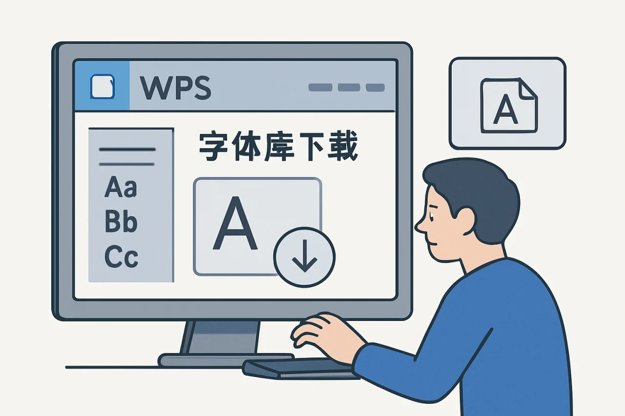 wps字体库下载