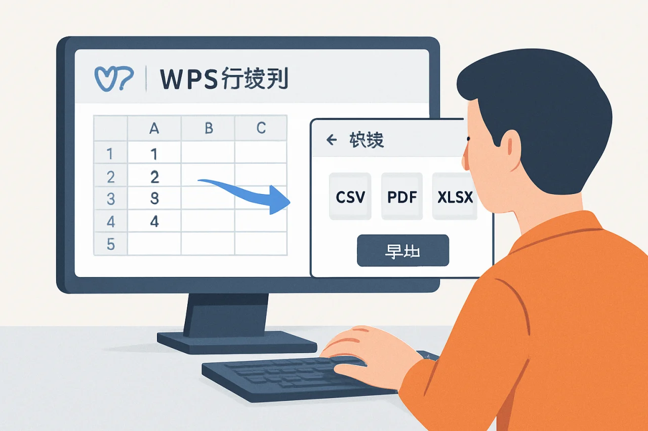 wps行转列