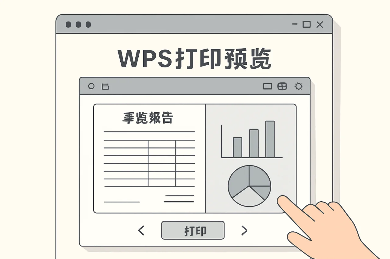 wps打印预览
